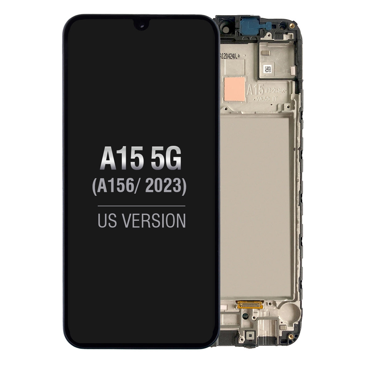 OLED Screen Digitizer Assembly Replacement with Frame for Samsung Galaxy A15 5G A156 (Premium) (for America Version)