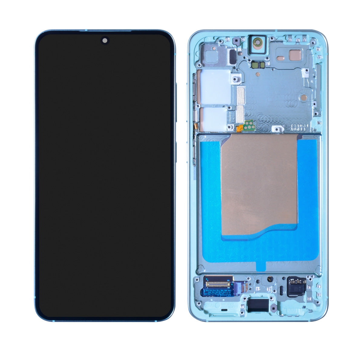 OLED Screen Digitizer Assembly with Frame for Samsung Galaxy S25 5G S931 (for America Version)(Premium) - Mint