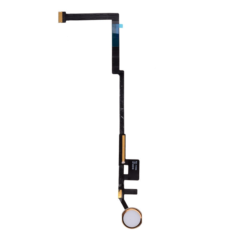 Home Button Connector with Flex Cable Ribbon for iPad 5 (2017)/ iPad 6 (2018) - Gold