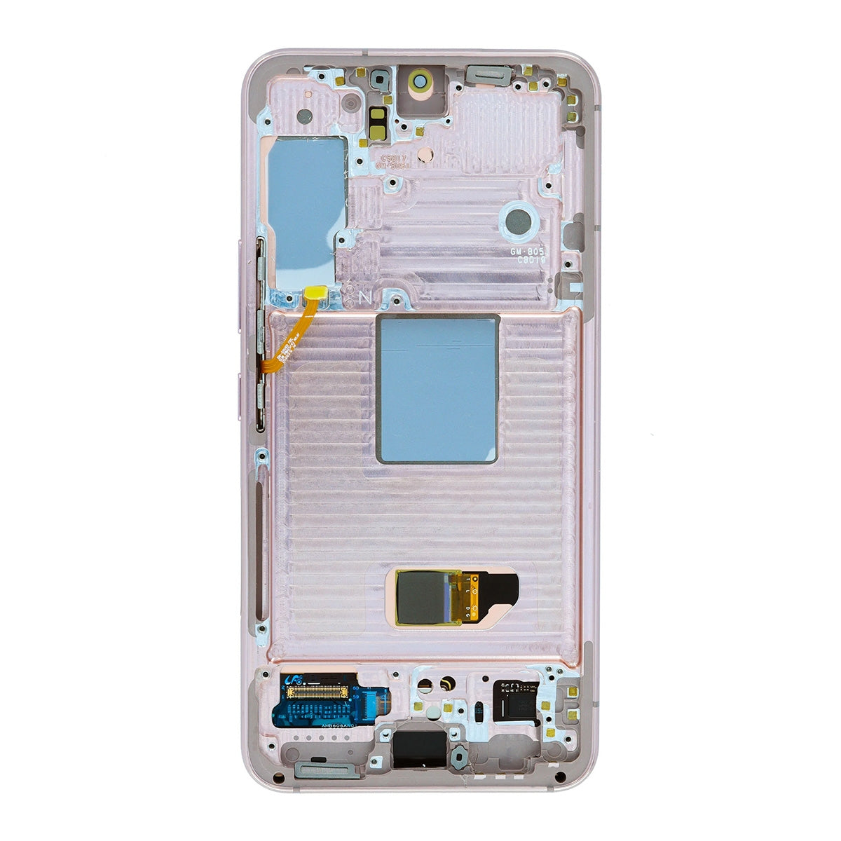 OLED Screen Digitizer Assembly with Frame for Samsung Galaxy S22 5G S901 (for America Version)(Premium) - Pink Gold