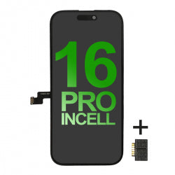 Metal Case with Front and Back Tempered Glass Protector for iPhone 15 Pro - Black