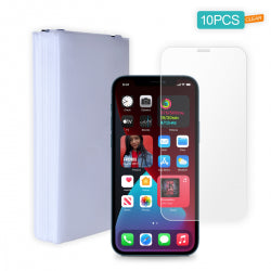 Matte Tempered Glass Screen Protector for iPhone 12 Pro Max (Retail Packaging) - Black