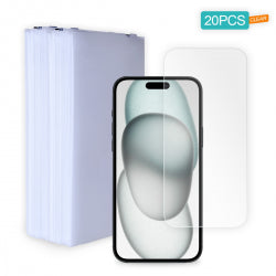 Premium Full Cover Tempered Glass Screen Protector for iPhone 15 Plus(6.7 inches)