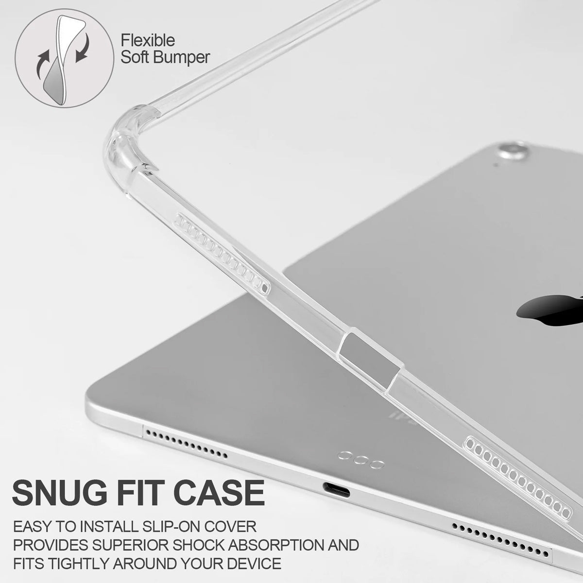 Slim TPU Case for iPad 10.9 inch 10th Generation 2022 – Clear