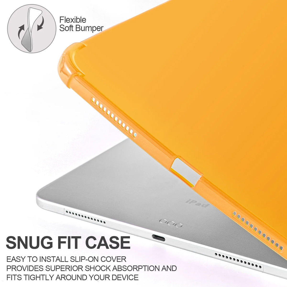 Slim TPU Case for iPad 10.9 inch 10th Generation 2022 - Orange