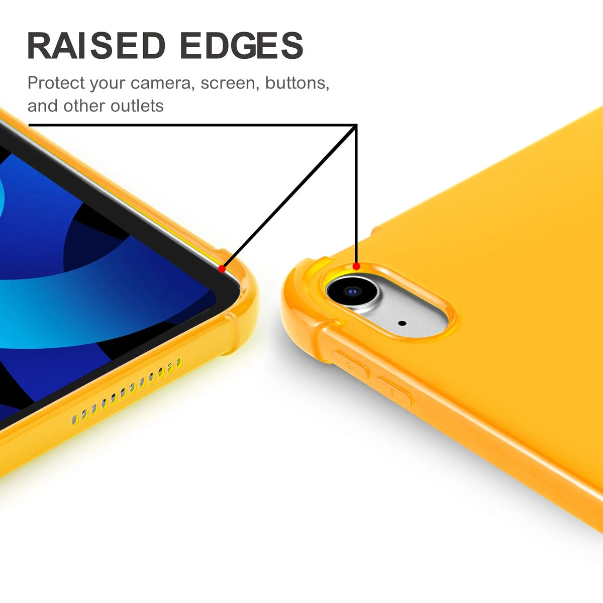 Slim TPU Case for iPad 10.9 inch 10th Generation 2022 - Orange