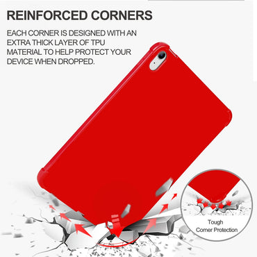 Slim TPU Case for iPad 10.9 inch 10th Generation 2022 - Red