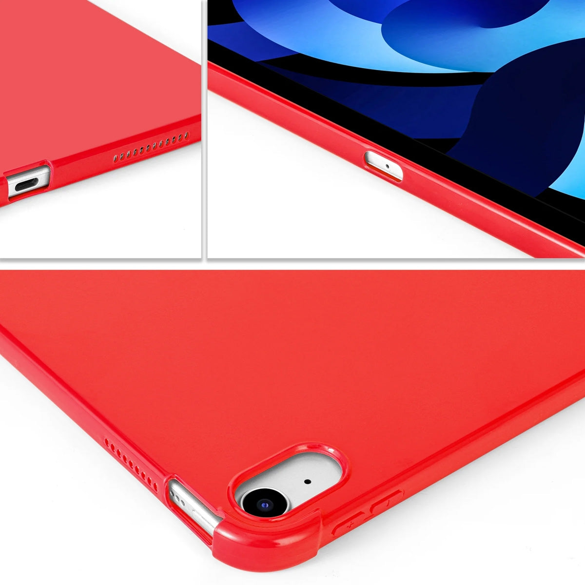 Slim TPU Case for iPad 10.9 inch 10th Generation 2022 - Red