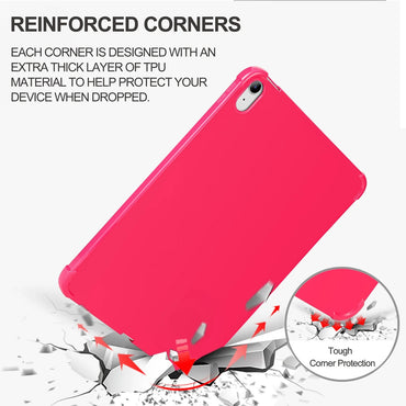 Slim TPU Case Cover for iPad 10.9 inch 10th Generation 2022 - Pink
