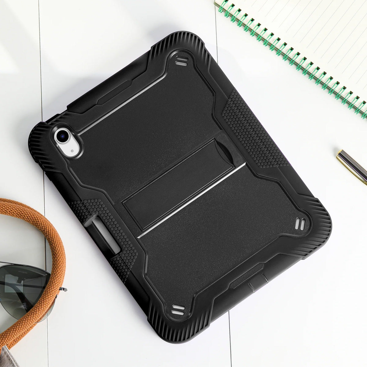 iPad 10.9 10th Gen Heavy Duty Shockproof Case – Black