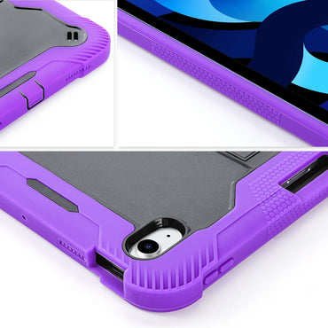 iPad 10.9 10th Gen Heavy Duty Shockproof Case - Black/Purple