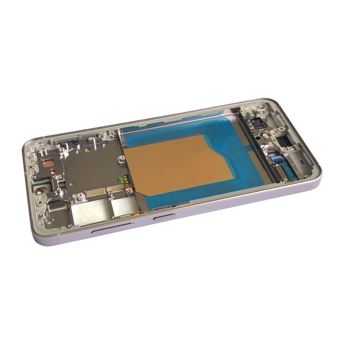 OLED Screen Digitizer Assembly with Frame for Samsung Galaxy S25 5G S931 (for America Version)(Premium) - Silver Shadow