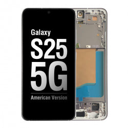 OLED Screen Digitizer Assembly with Frame for Samsung Galaxy S25 5G S931 (for America Version)(Premium) - Mint