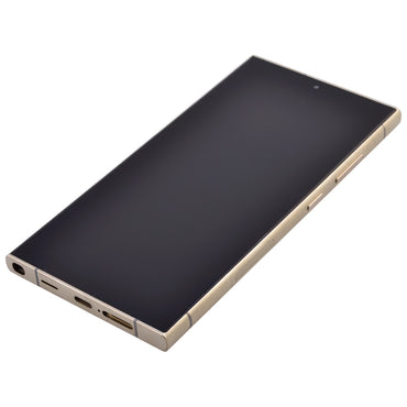 OLED Screen Digitizer Assembly with Frame for Samsung Galaxy S24 Ultra 5G S928 (for America Version)(Aftermarket) - Titanium Yellow