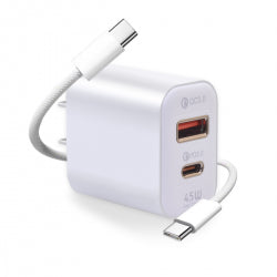 25W USB C Charger, Type C Fast Charger, Compatible with iPhone 16/15/14/13/12/11/XR/XS/iPad/Air/Galaxy S23/S22 (White)