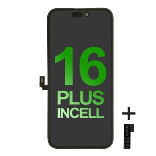 LCD Screen Digitizer Assembly Replacement With Portable IC for iPhone 16 Plus (Incell)