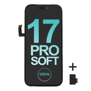 Premium Soft OLED Screen Digitizer Assembly With Portable IC for iPhone 17 Pro (120HZ)
