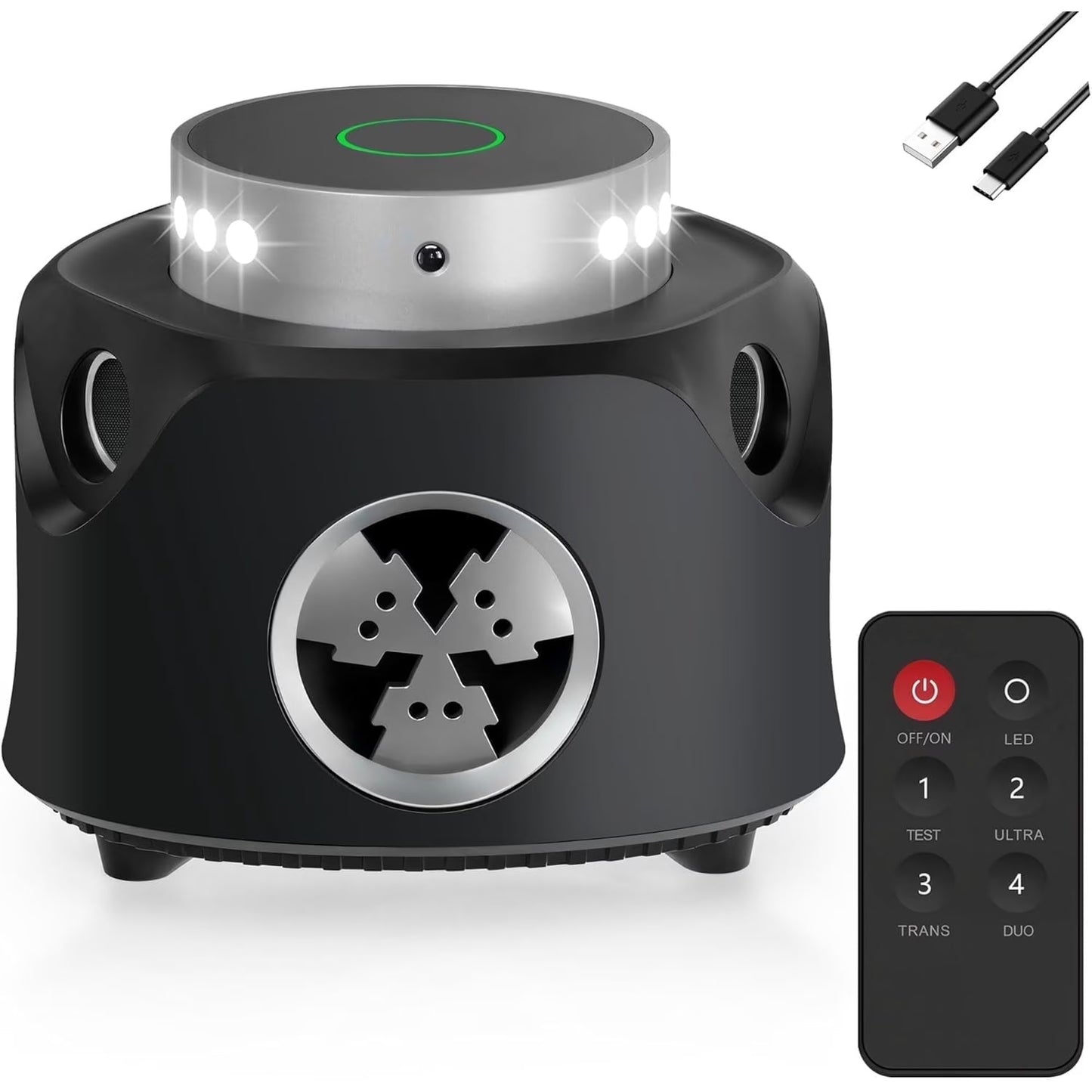 Powerful Ultrasonic Mouse and Rat Repeller, 360° Ultrasonic Rodent Repeller with Remote Control, 0 of 5 Careland Powerful Ultrasonic Mouse and Rat Repeller, 360° Ultrasonic Rodent Repeller with Remote Control