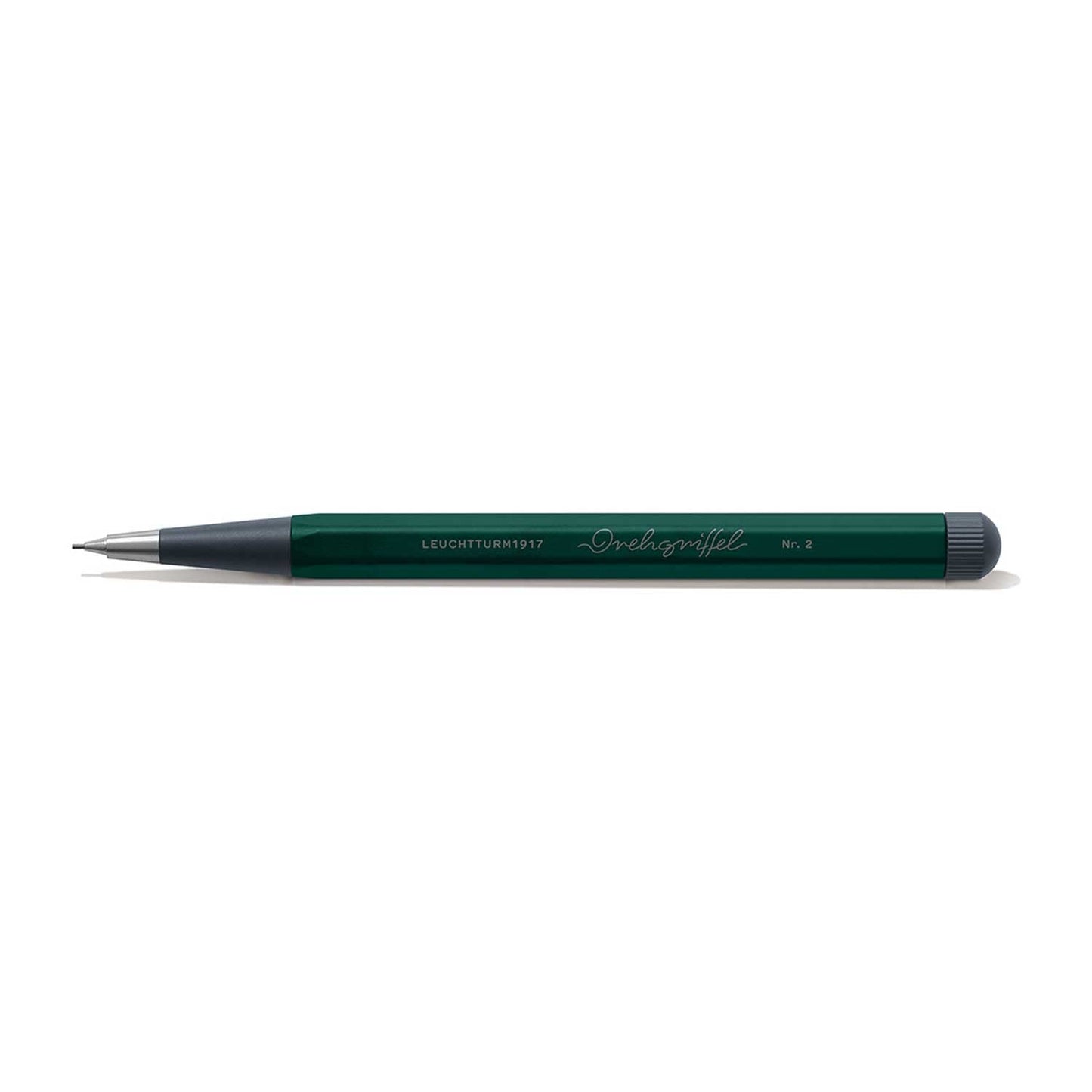 LEUCHTTURM1917 - Drehgriffel Mechanical Pencil - Refillable Writing Stylus with 0.7 mm HB Graphite Lead (Light Grey)