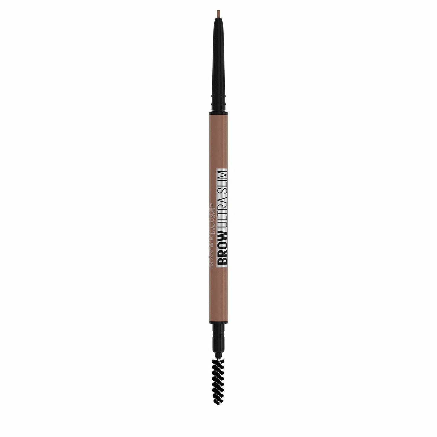 Maybelline Express Brow Ultra Slim Eyebrow Makeup, Brow Pencil with Precision Tip and Spoolie for Defined Eyebrows, Soft Brown, 1 Count