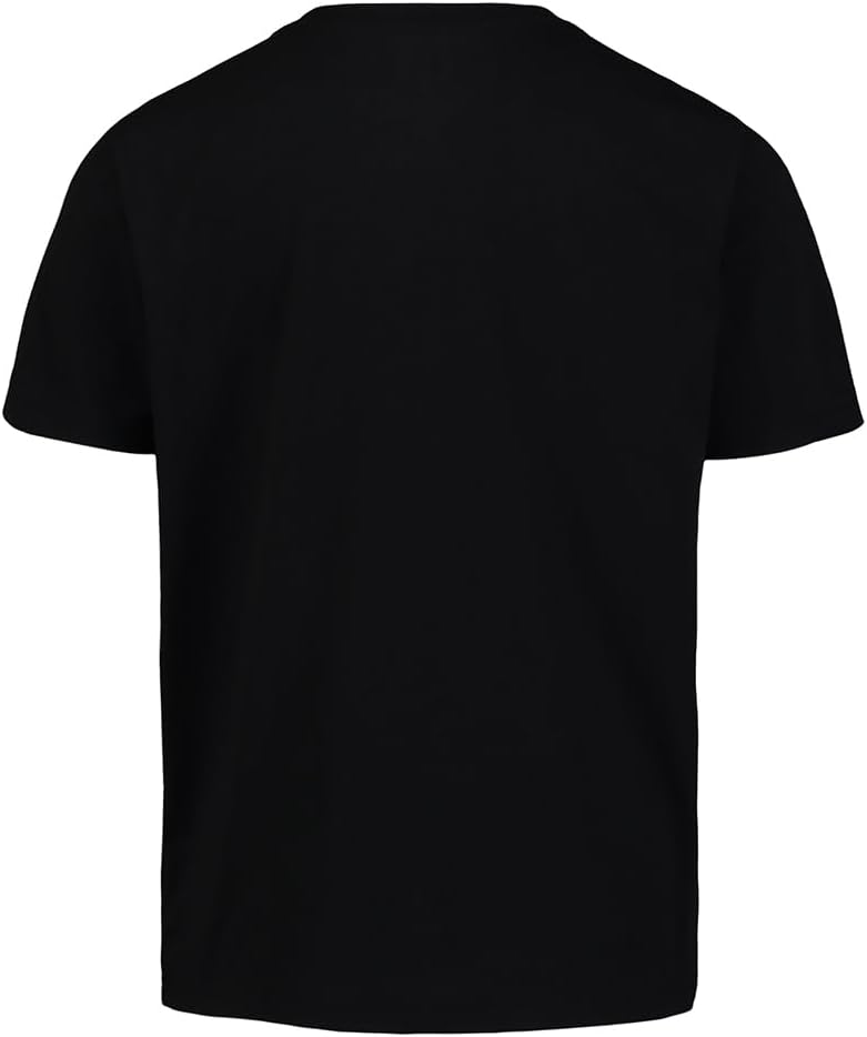 Boys' Lifestyle Short Sleeve Top, Standard Shirt with Logo, Comfortable Fit