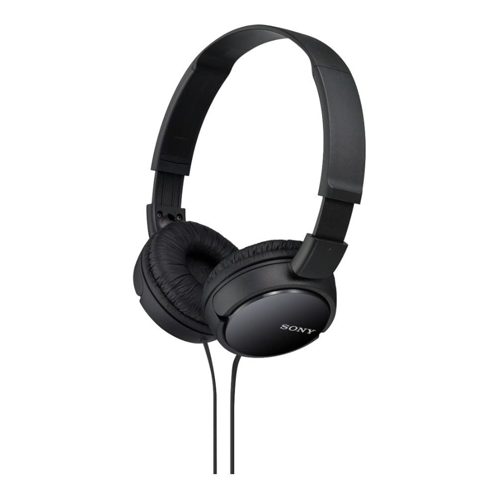 Sony ZX Series Wired On-Ear Headphones, White MDR-ZX110
