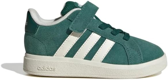 adidas Baby-Boy's Grand Court 2.0 Elastic Lace & Strap Sneaker
