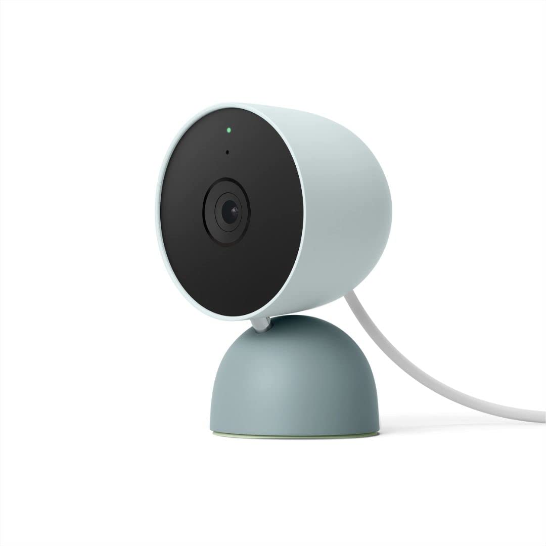 Google indoor Nest Security Cam 1080p (Wired) - 2nd Generation - Snow
