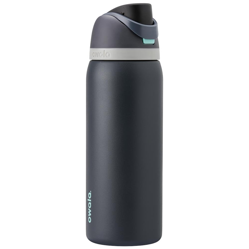 Owala FreeSip Insulated Stainless Steel Water Bottle with Straw for Sports, Travel, and School BPA-Free Sports Water Bottle, 24 oz, Beach House
