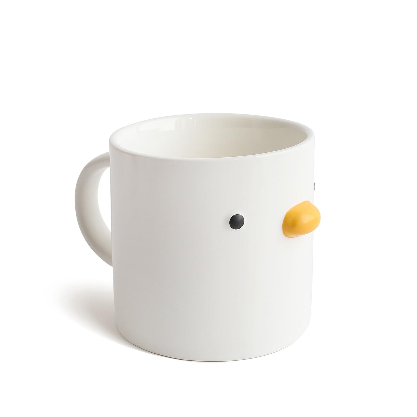 PURROOM Cute Duck Coffee Mug, 8 oz Latte Cup, Handmade Glaze Small Coffee Cup, Safety Ceramic Milk Mugs. Best Gifts For Coffee Lover.