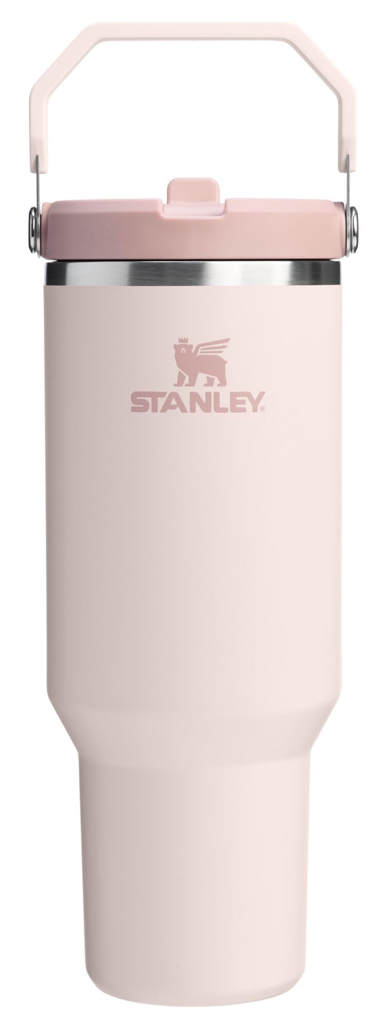 Stanley IceFlow Flip Straw Tumbler with Handle 30 oz | Twist On Lid and Flip Up Straw | Leak Resistant Water Bottle | Insulated Stainless Steel |BPA-Free | Lilac