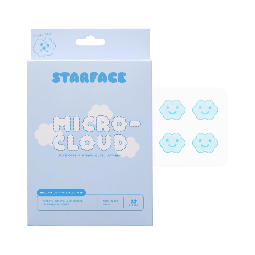 Starface Hydro-Stars BIG PACK, Hydrocolloid Pimple Patches, Absorb Fluid and Reduce Redness, Cute Star Shape, Cruelty-Free Skincare (96 Count)