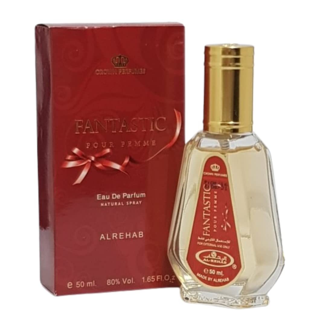 Al-Rehab Choco Musk Eau de Parfum Spray for Women, 1.7 Ounce