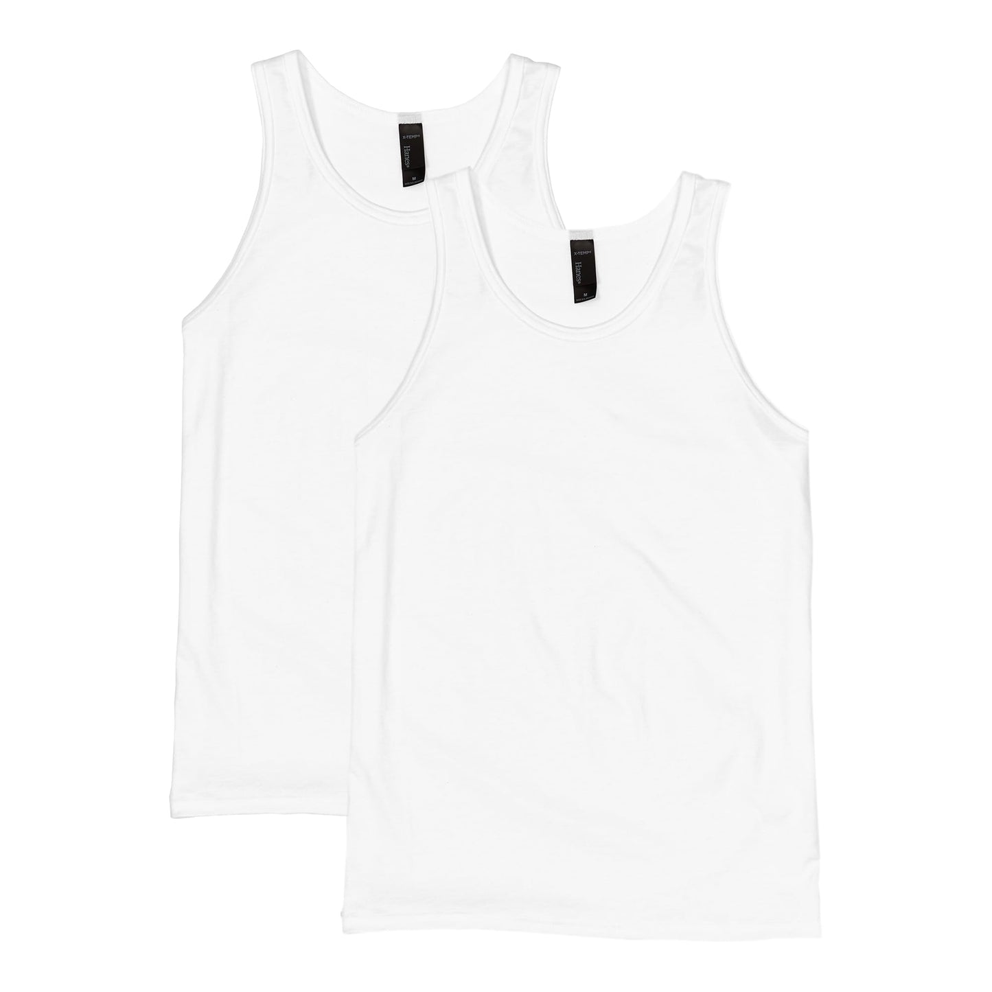 Hanes Men’s Performance Tank, X-Temp Moisture-Wicking Tank Top, Solid Colors, 2-Pack