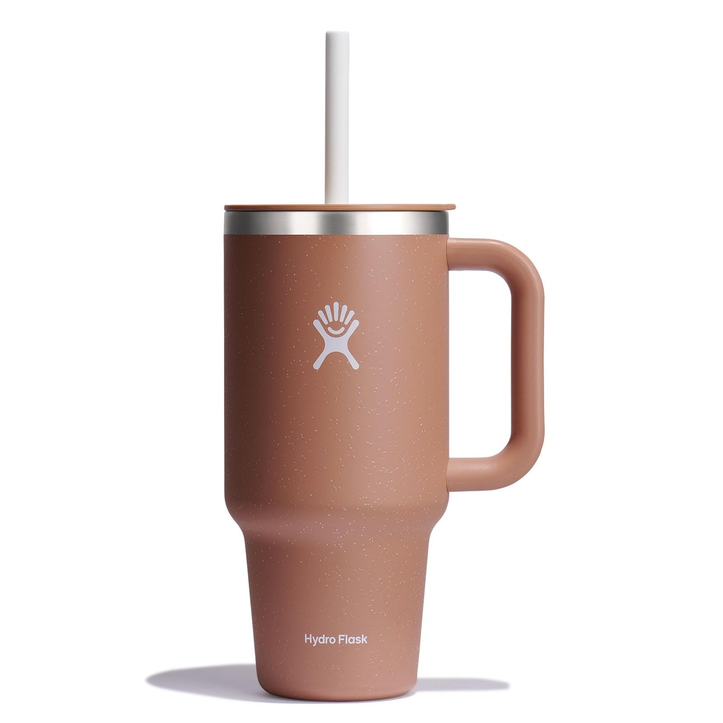 Hydro Flask 32 Oz Travel Tumbler with Handle, Lid and Straw - Insulated Stainless Steel in Holiday Punch
