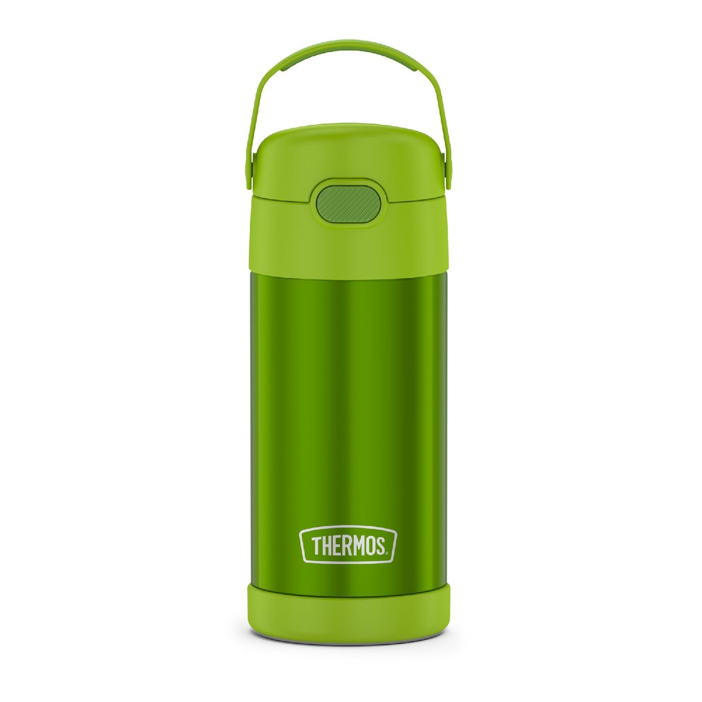THERMOS FUNTAINER Water Bottle with Straw - 12 Ounce - Kids Stainless Steel Vacuum Insulated Water Bottle with Lid, Mod Flowers