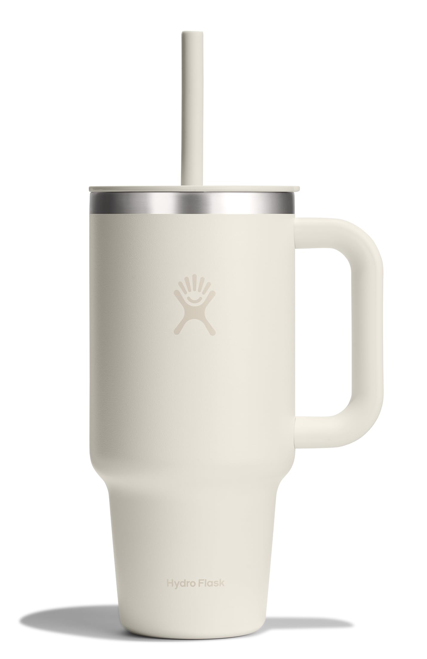 Hydro Flask 32 Oz Travel Tumbler with Handle, Lid and Straw - Insulated Stainless Steel in Holiday Punch