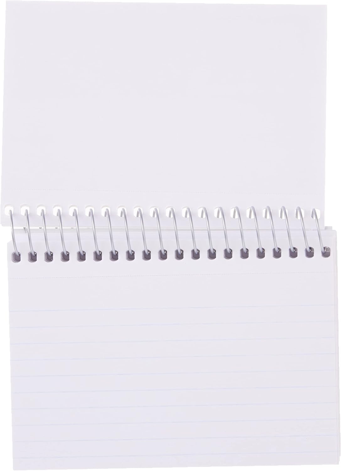 Mead Index Cards, Spiral, Ruled, 3" x 5", White, Blank Back, 50 Cards per Pack, 1 Pack (63130)