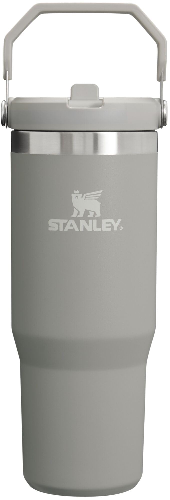 Stanley IceFlow Flip Straw Tumbler with Handle 30 oz | Twist On Lid and Flip Up Straw | Leak Resistant Water Bottle | Insulated Stainless Steel |BPA-Free | Lilac