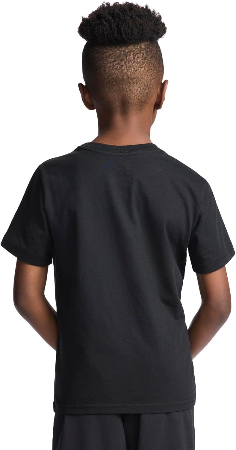 Boys' Lifestyle Short Sleeve T-Shirt, Slim-fit Graphic Tee, Cotton Blend Fabric