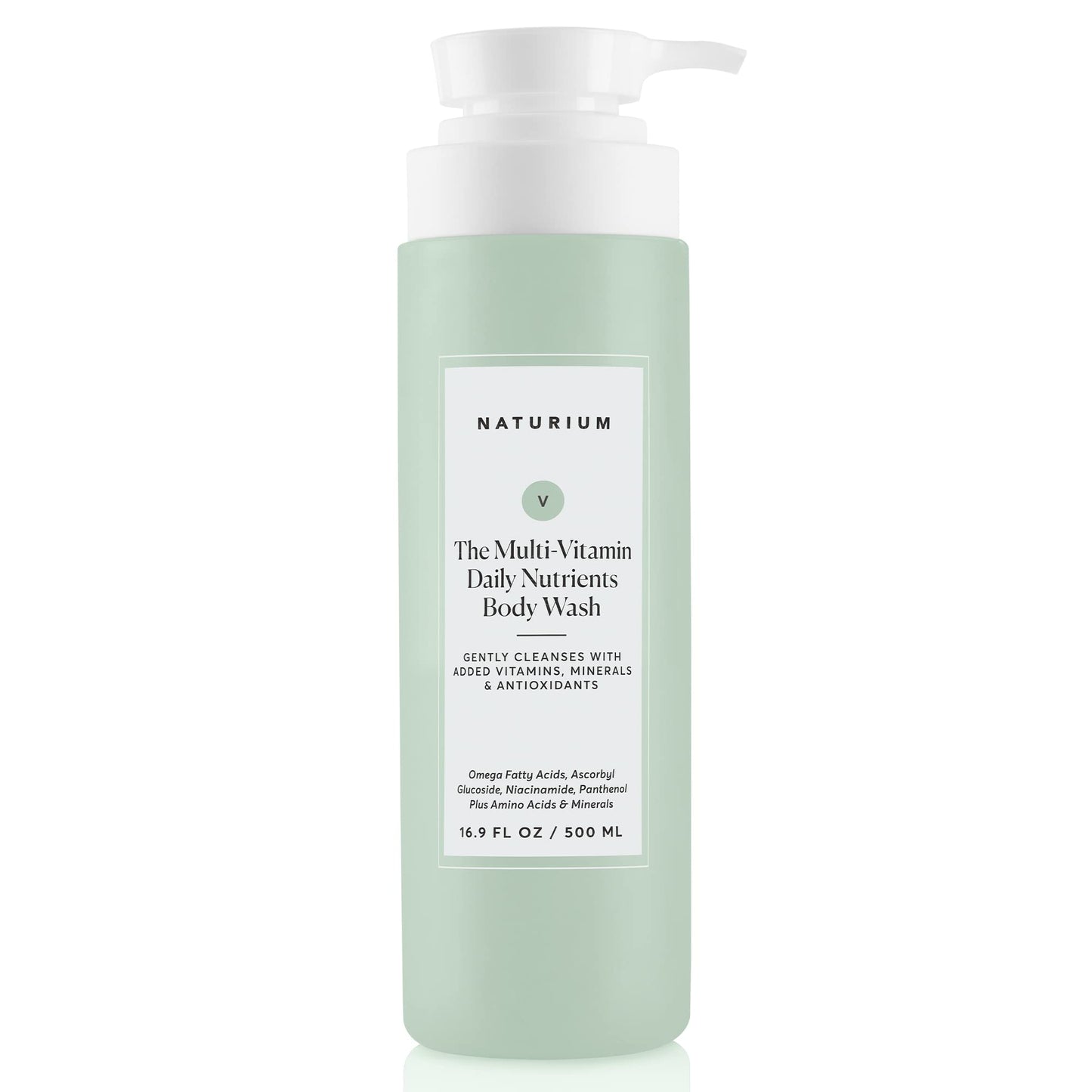Naturium The Smoother Glycolic Acid Exfoliating Body Wash, Soft & Smoothing Cleanser, 16.9 oz