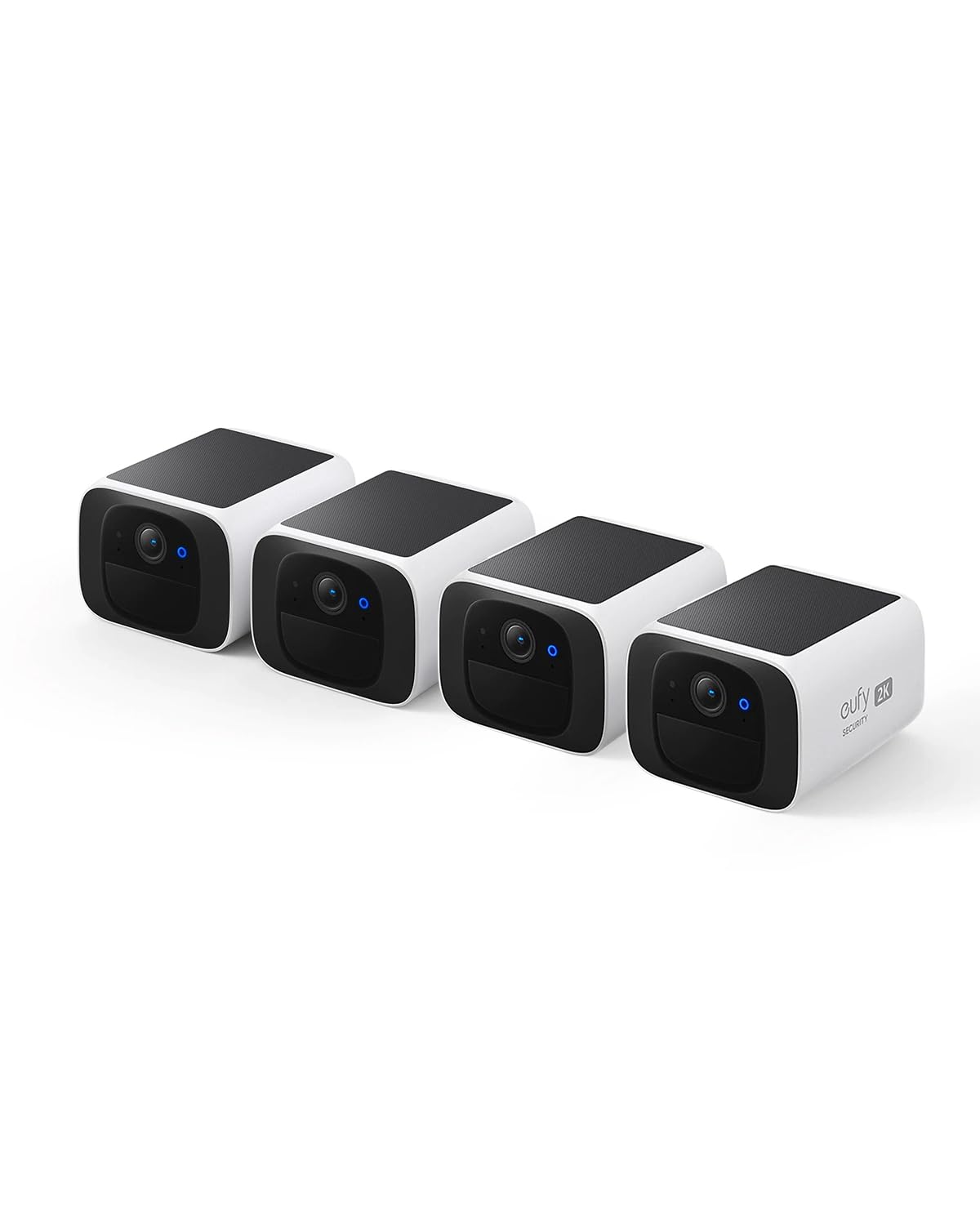 eufy Security SoloCam S220, Solar Security Camera, Wireless Security Camera Outdoor, 2K Resolution, Continuous Power, No Monthly Fee, HomeBase 3 Compatible, 2.4 GHz Wi-Fi, for Outdoor Surveillance