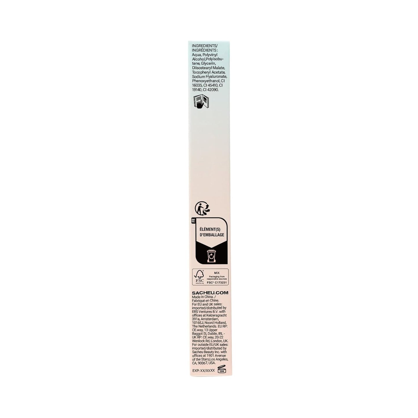 Sacheu Lip Liner Stay-N Peel Off Lip Stain — Long Lasting Matte Lip Tattoo Transfer Proof Lipstain Infused with Hyaluronic Acid & Vitamin E for All Skin Types — Vegan & Cruelty-Free, p-INKED