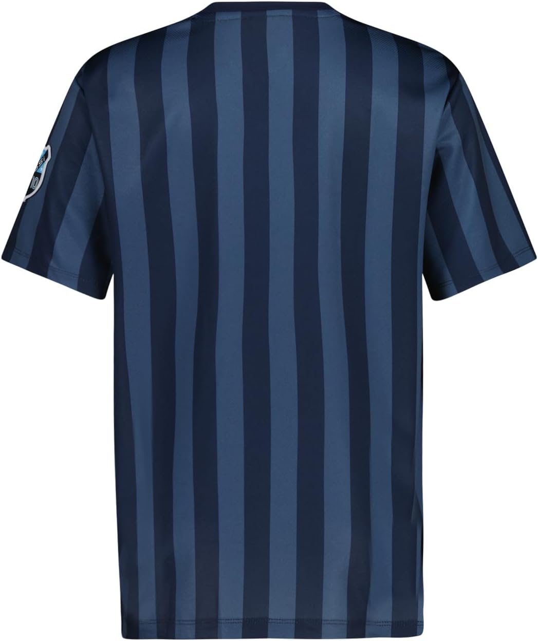 Boys' Lifestyle Short Sleeve Top, Loose-fit V-Neck Shirt with Logo, Comfortable