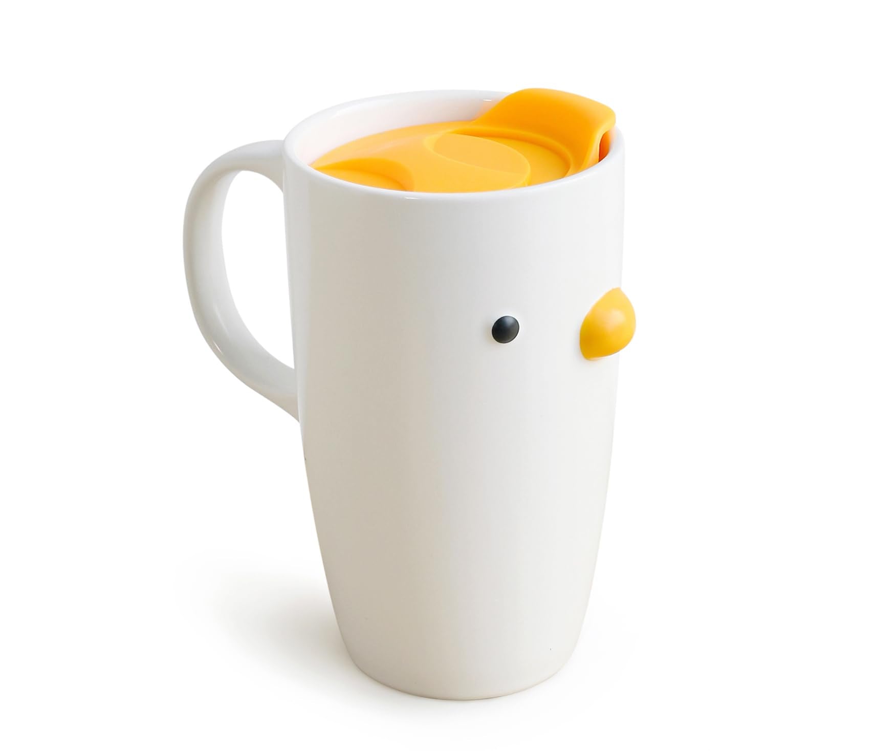 PURROOM Cute Duck Coffee Mug, 8 oz Latte Cup, Handmade Glaze Small Coffee Cup, Safety Ceramic Milk Mugs. Best Gifts For Coffee Lover.