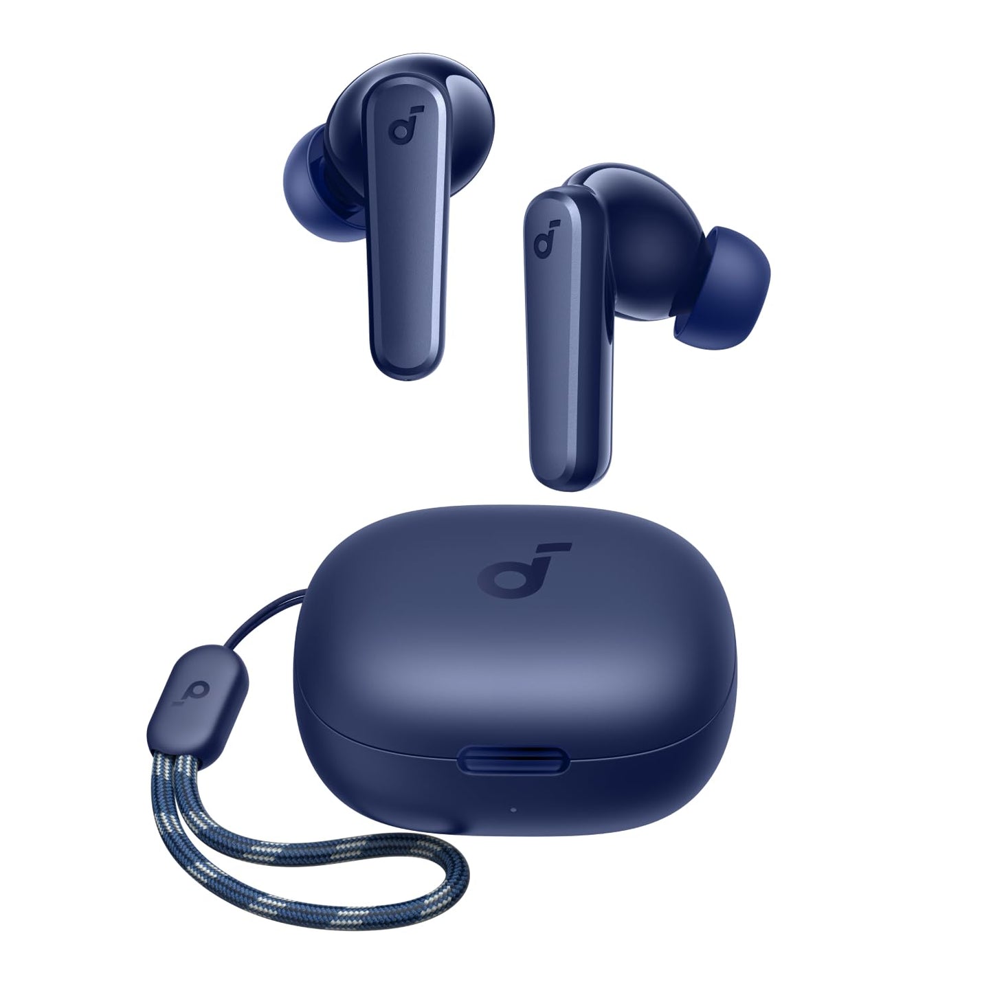 Soundcore by Anker P20i True Wireless Earbuds, 10mm Drivers with Big Bass, Bluetooth 5.3, 30H Long Playtime, Water-Resistant, 2 Mics for AI Clear Calls, 22 Preset EQs, Customization (White)