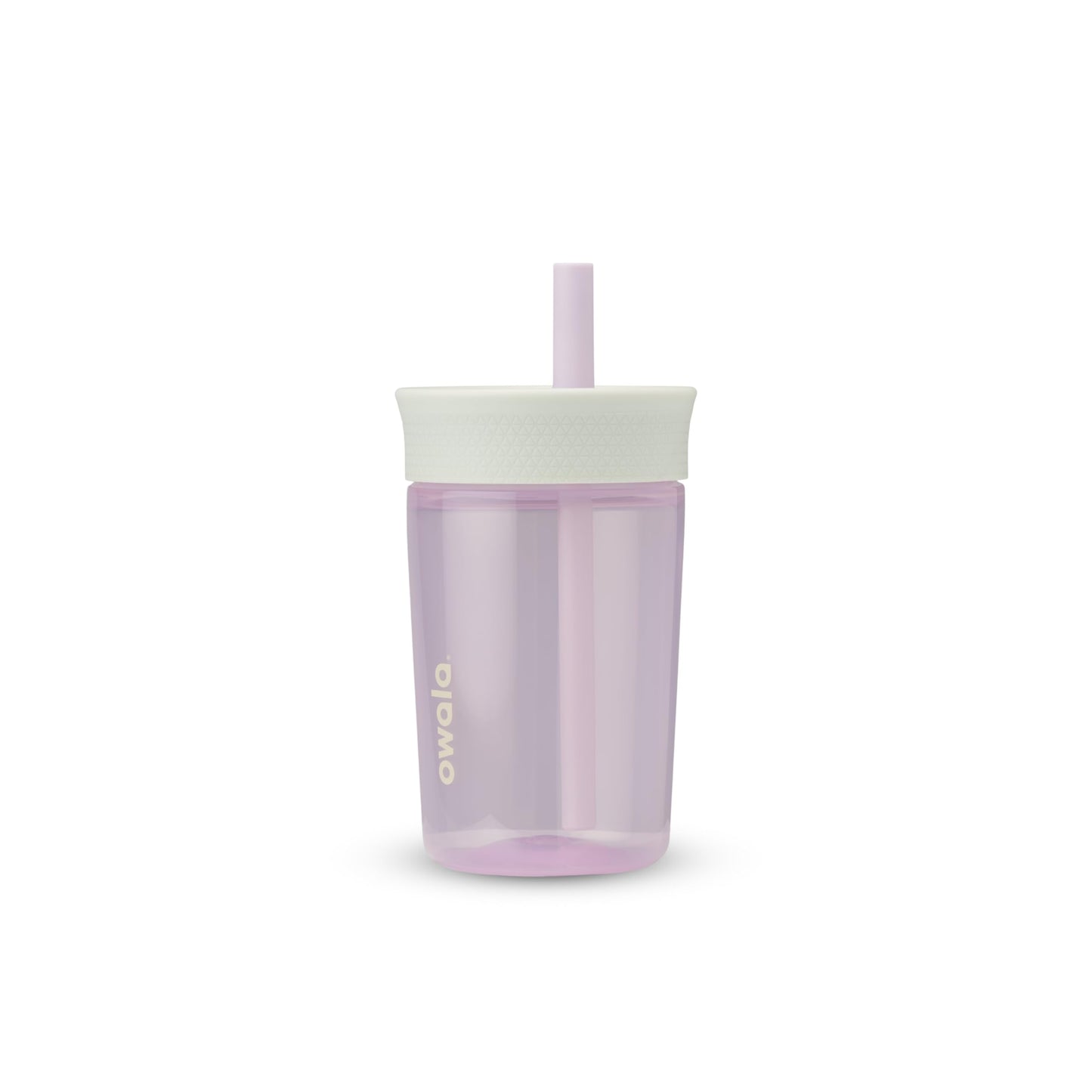 Owala Kids BPA-Free Plastic Tumbler with Spill Resistant Flexible Straw, Easy to Clean, Kids Water Bottle, Great for Travel, Dishwasher Safe, 15 Oz, Orange and Peach (Watermelon)