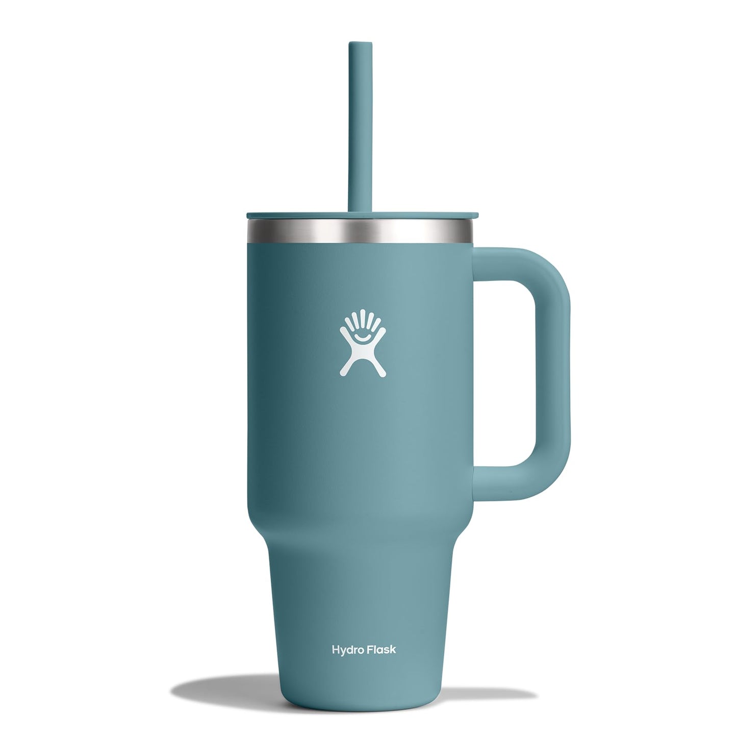 Hydro Flask 32 Oz Travel Tumbler with Handle, Lid and Straw - Insulated Stainless Steel in Holiday Punch