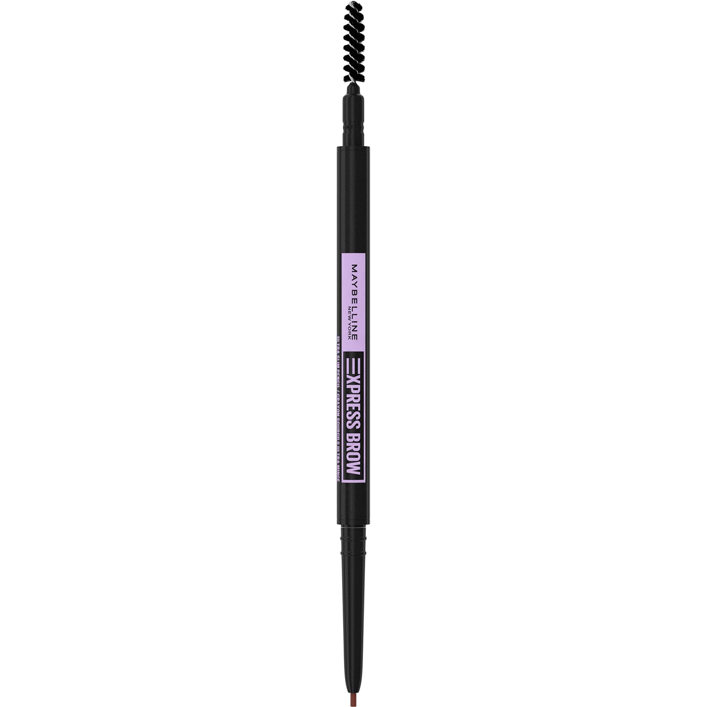 Maybelline Express Brow Ultra Slim Eyebrow Makeup, Brow Pencil with Precision Tip and Spoolie for Defined Eyebrows, Soft Brown, 1 Count