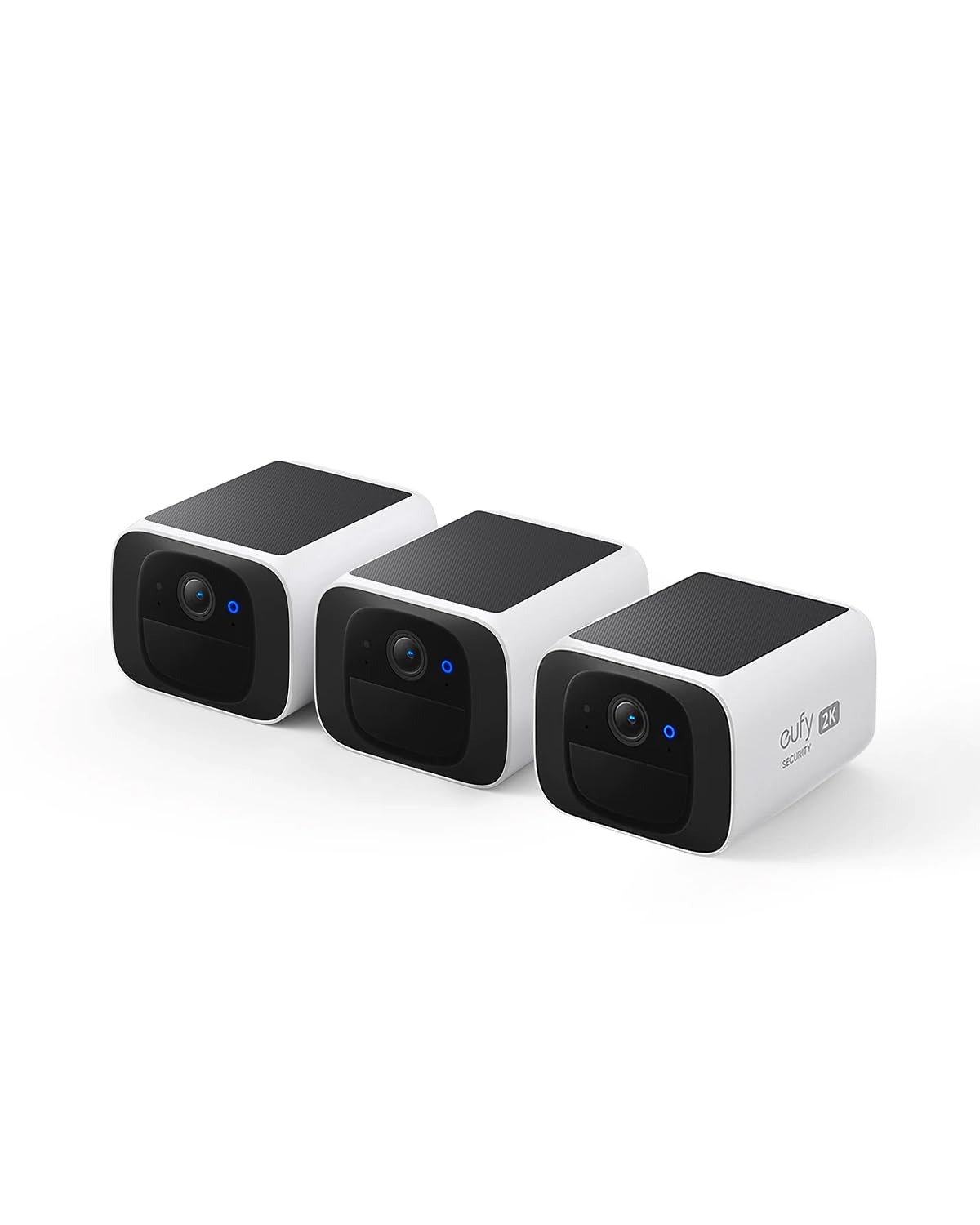 eufy Security SoloCam S220, Solar Security Camera, Wireless Security Camera Outdoor, 2K Resolution, Continuous Power, No Monthly Fee, HomeBase 3 Compatible, 2.4 GHz Wi-Fi, for Outdoor Surveillance